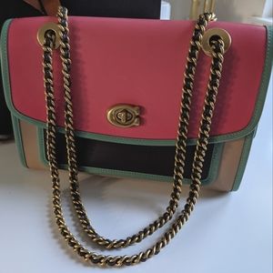 *Mint Condition* Coach Parker in Coloblock